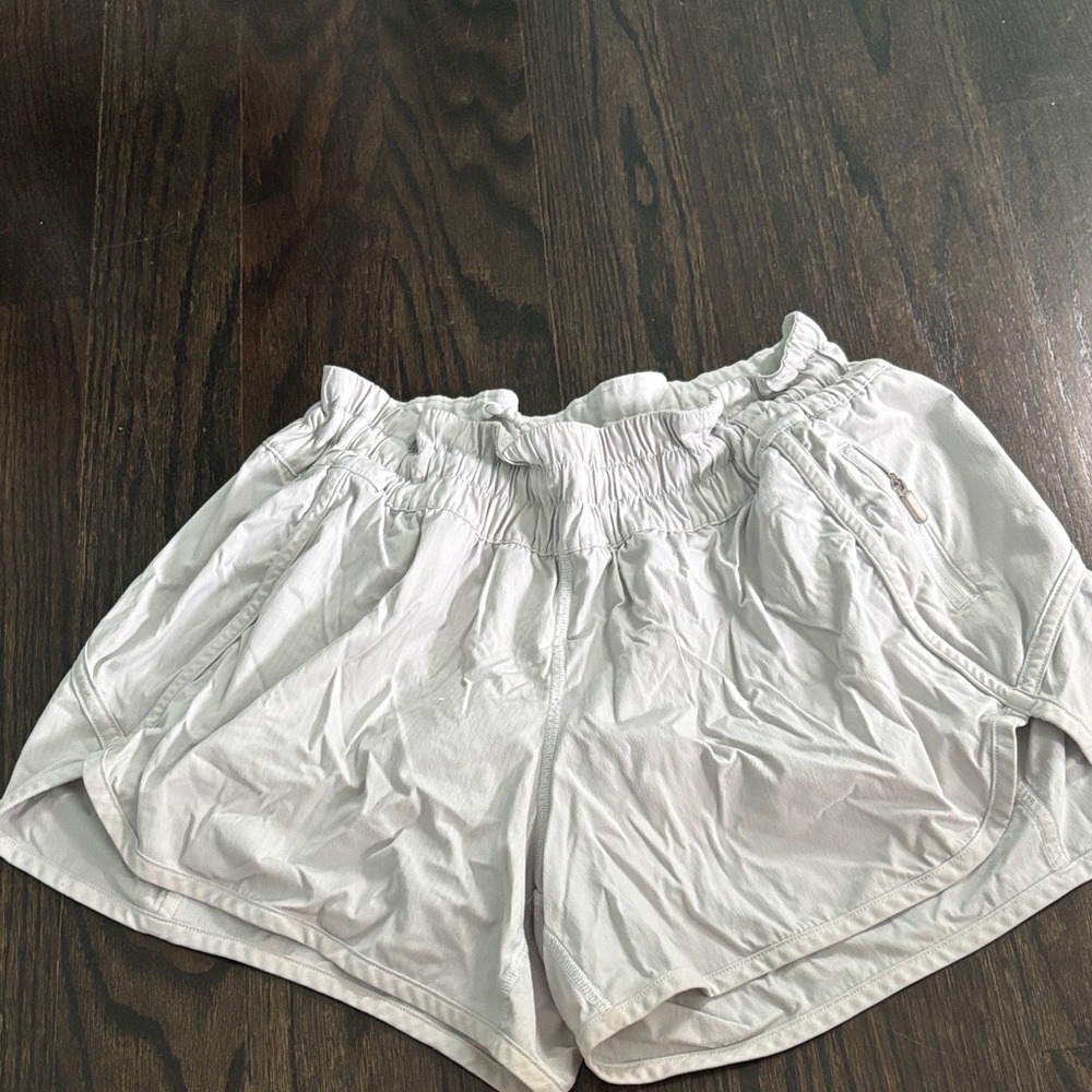 lululemon athletica Light Gray Athletic Shorts